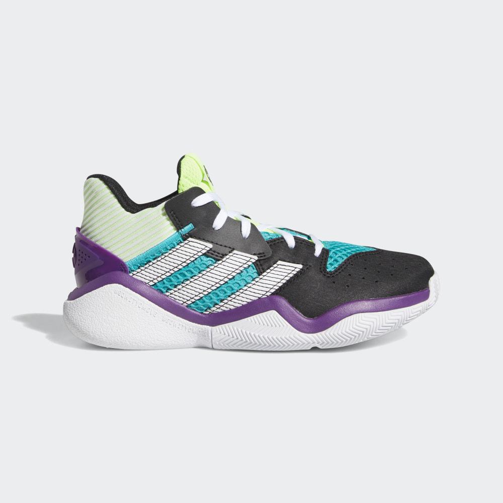 Adidasi Baschet Adidas Harden Stepback Fete Romania - Negrii/Albi/Verzi FV7435